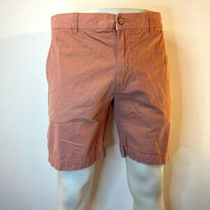 Washed Stoned & Beaten Men's 8" Pastel Pink Shorts - Size 34